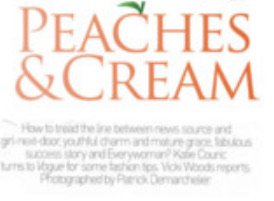 peaches & cream text