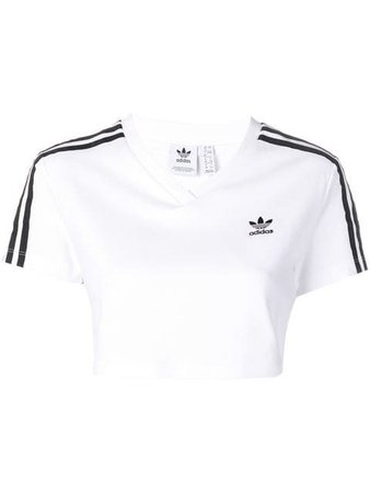 Adidas cropped T-shirt $30 - Buy Online - Mobile Friendly, Fast Delivery, Price