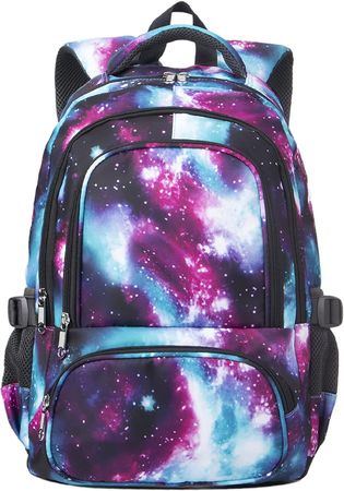 Amazon.com | Backpack for Girls Teens Kids School Bags with Deep Space Galaxy Prints Kids Bookbag for Women Small Backpack for Elementary Middle High School for Small Waterproof Backpack for Travel School Beach | Kids' Backpacks