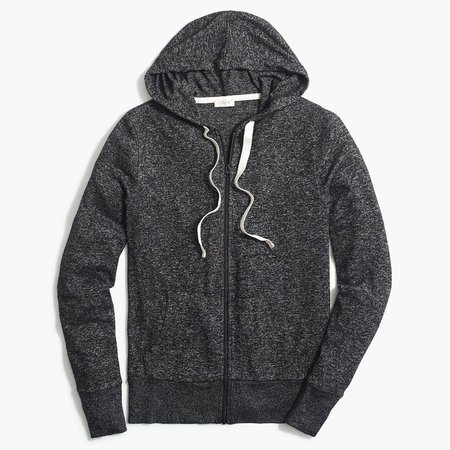 Marled zip-up sweatshirt in signature cozy yarn