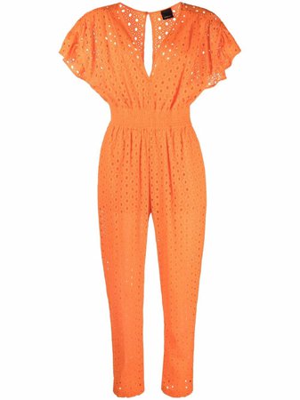 PINKO Broderie Anglaise Jumpsuit - Farfetch