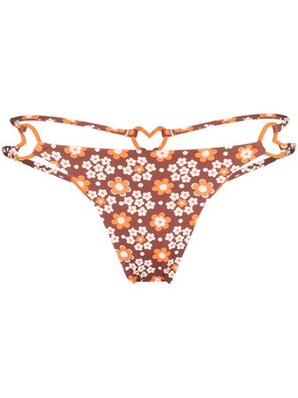 Frankies Bikinis Kailyn floral-print Bikini Bottoms - Farfetch