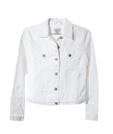 white denim jacket - Google Search