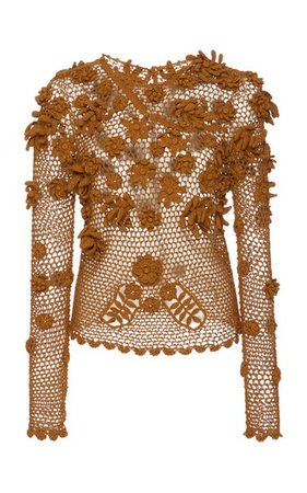 Yara Hand-Crochet Cotton Top By Ulla Johnson | Moda Operandi