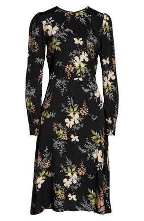 Reformation Kellan Floral Long Sleeve Dress | Nordstrom