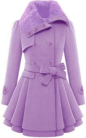 Lilac Pea Coat