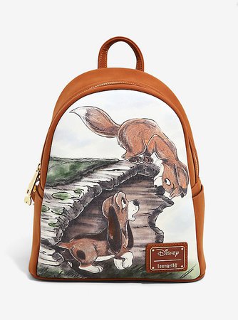 Loungefly Disney The Fox and the Hound Meeting Mini Backpack - BoxLunch Exclusive