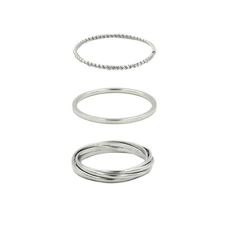 Goddess Collection - Silver Ring Set | Kinsley Armelle
