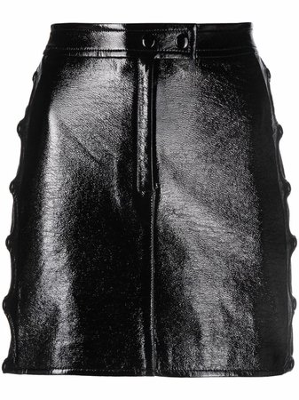 Shop Courrèges cut-out mini skirt with Express Delivery - FARFETCH