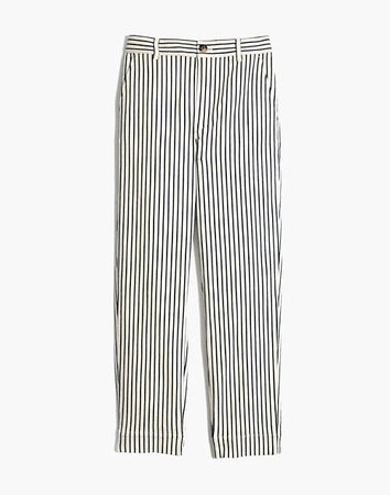 Tapered Pants in Stripe