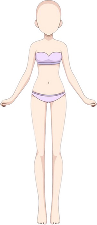 anime body (females )