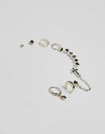 Pack of stone earrings - Accessories - Woman | Bershka