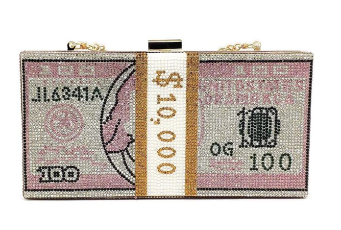 pink money purse
