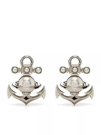 Vivienne Westwood Marialena pearl-embellished Earrings - Farfetch