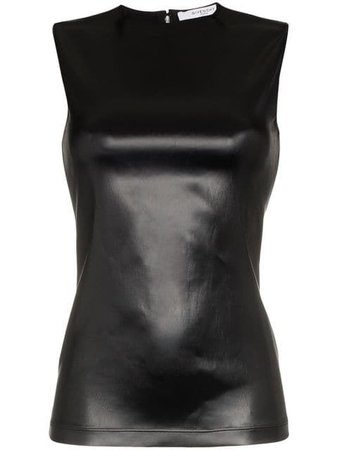 Givenchy sleeveless faux leather top $288 - Buy Online - Mobile Friendly, Fast Delivery, Price