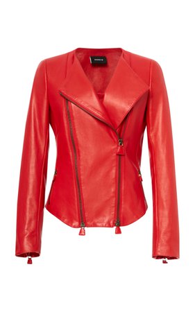 Vesa Leather Jacket by Akris | Moda Operandi