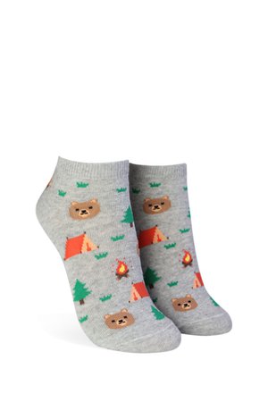 Campsite Graphic Ankle Socks | Forever 21