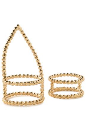 Set of two rose gold-tone rings | ARME DE L'AMOUR | Sale up to 70% off | THE OUTNET