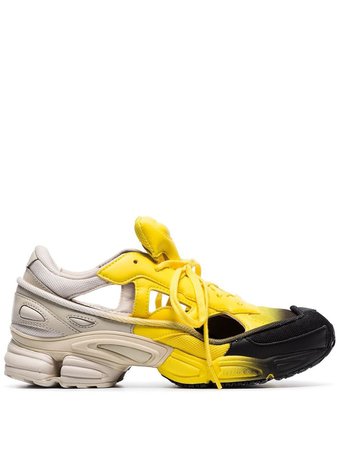 Adidas By Raf Simons black, Yellow And Grey RS Replicant Ozweego Sneakers - Farfetch