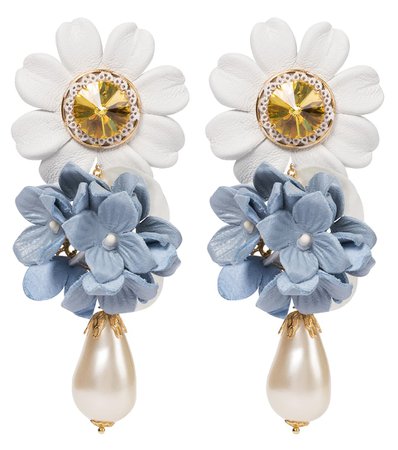 Dolce & Gabbana - Orecchini a clip con perle bijoux | Mytheresa