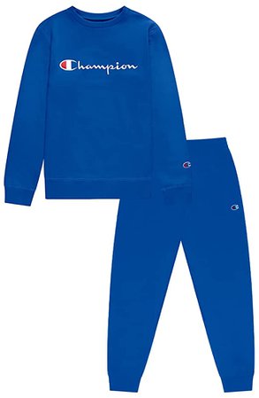 Amazon.com: Champion Boys Two Piece Classic Core Colors Hooded And Crewneck Sweatshirt And Fleece Jogger Sweatpants Infant Toddler Sets (3T, Crayon Orange/Crew): Clothing, Shoes & Jewelry