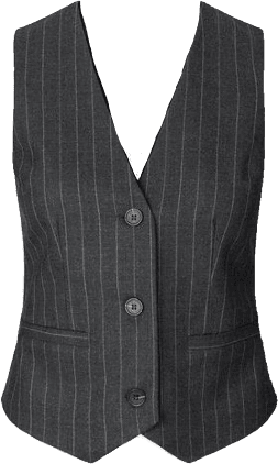 grey vest pinstripe