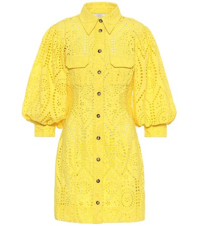 Exclusive to Mytheresa – cotton broderie anglaise minidress