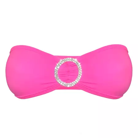Neon Pink Diamond Bandeau Top for Strippers, Exotic Dancers & Cam Girls | Angel Candy – Angel Candy Shop