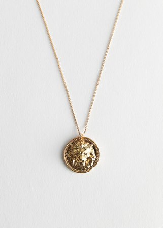Compass Pendant Necklace - Gold - Necklaces - & Other Stories