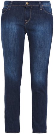 Rieur Cropped Low-rise Slim-leg Jeans
