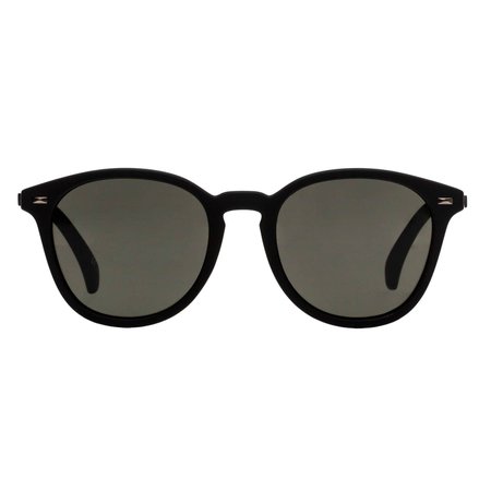 Bandwagon | Black Rubber-Khaki Mono Sunglasses – LE SPECS
