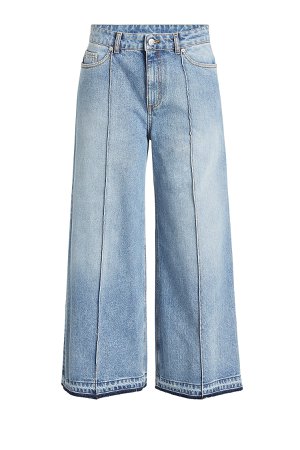 Wide-Leg Crop Jeans Gr. IT 40