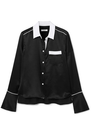 Equipment | Huntley silk-satin shirt | NET-A-PORTER.COM