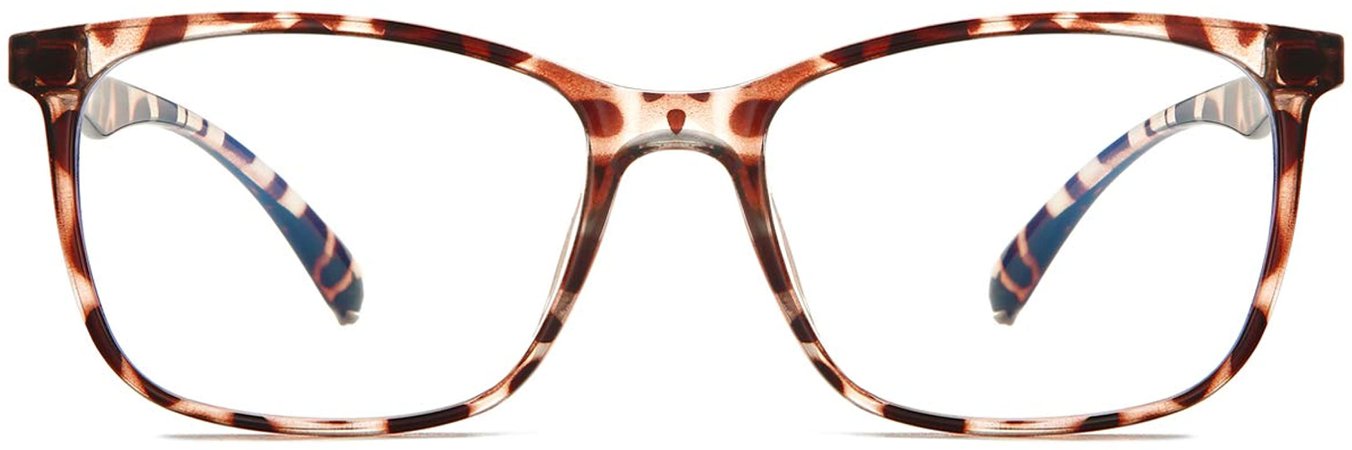 Amazon.com: ANRRI Blue Light Blocking Computer Glasses, Anti Eyestrain UV Filter Lens Lightweight Frame Eyeglasses, Transparent(Leopard): Clothing