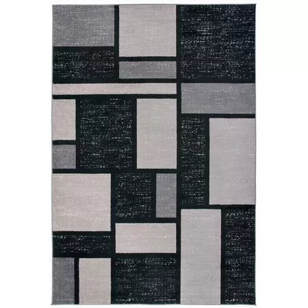 Shop OSTI Contemporary Modern Boxes Design Area Rug - On Sale - Free Shipping On Orders Over $45 - Overstock.com - 10609518