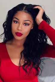 red makeup black girl - Google Search