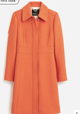 orange 60s coat
