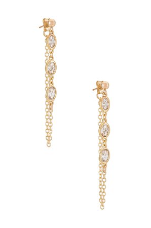 Natalie B Jewelry Sutton Earring in Gold | REVOLVE