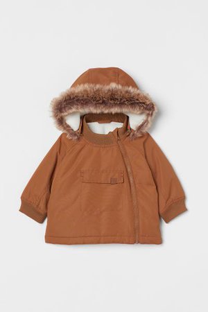 Padded jacket - Brown - Kids | H&M GB