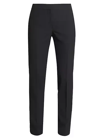 Shop Dries Van Noten Cropped Straight-Leg Trousers | Saks Fifth Avenue