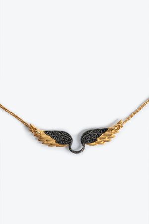 Rock Feather Necklace necklace gold women | Zadig&Voltaire