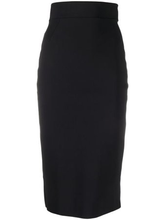 Le Petite Robe Di Chiara Boni DELFINA High-Rise Pencil Skirt DELFINA Black | Farfetch