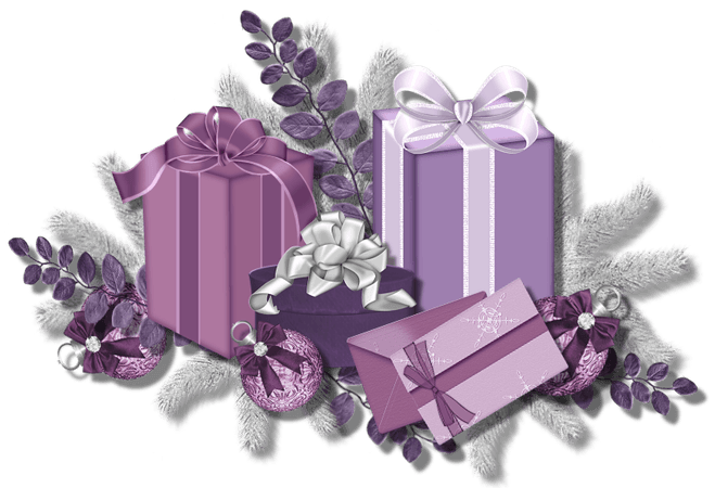 Christmas Gifts Purple