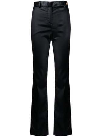 Versace Flared low-rise Trousers - Farfetch