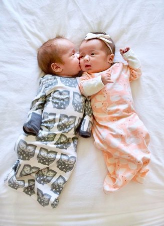 Twin baby boy and Girl