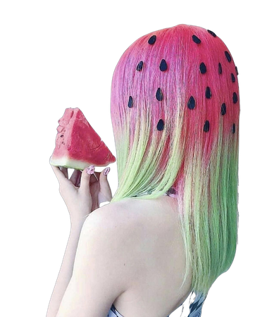 watermelon hair