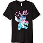 Amazon.com: Disney Lilo and Stitch Neon Ice Cream Chill Drip Premium T-Shirt: Clothing
