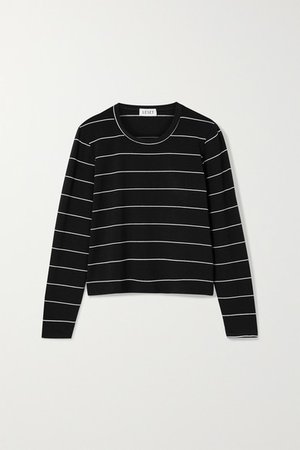 LESET | Millie striped stretch-jersey top | NET-A-PORTER.COM
