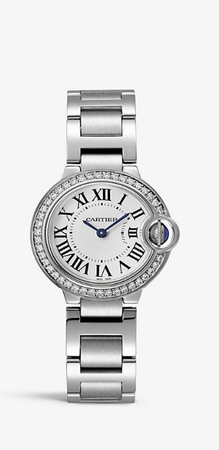 CARTIER Ballon Bleu de Cartier steel and diamond watch £9,650