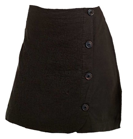 buttoned skirt